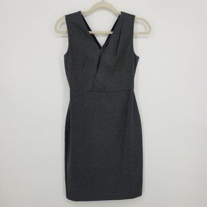 Banana Republic Gray Career Sheath Dress  00P